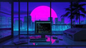 Synthwave Coding Mix – Feels Like 𝐓𝐄𝐑𝐌𝐈𝐍𝐀𝐋 𝟏𝟗𝟖𝟕 Never Closed - Devs FM