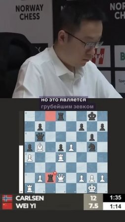 У Магнуса истерика после зевка? #шахматы #chess