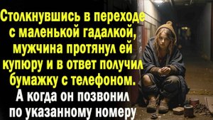 Тебе не нужно гадать, -сказала девочка-гадалку вдовцу и протянула бумажку с номером телефона.