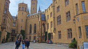 Замок Гогенцоллерн Германия. Burg Hohenzollern Deutschland. Castle Hohenzo