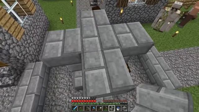 Выживание в Супер-плоском мире №57 (Эпичный фонтан!) [Уд смотреть онлайн