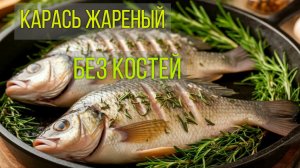 Жаренный карась _ в томатном соусе