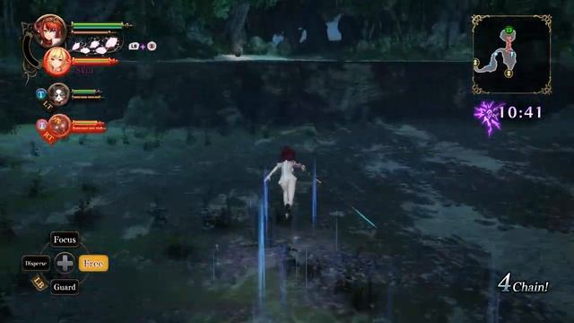 Беготня с Камиллой ⌛ Nights of Azure 2 Прохождение на русском смотреть онлайн