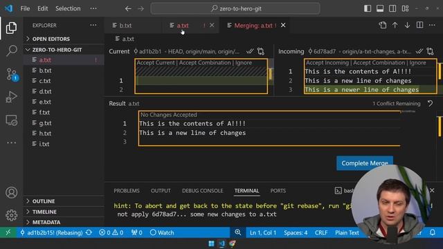 37. Merge conflicts