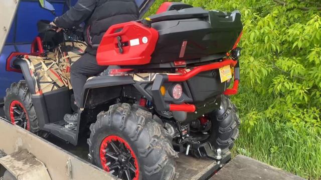 Выдача квадроцикла AODES PATHCROSS MAX 1000 MUD PRO XE LCD в X-MOTORS г. Красноярск