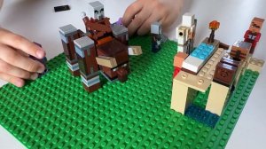 Как построить дом лего Майнкрафт? Жители, Варден, Разо?