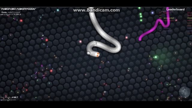 slither.io -Скин который похож на опарыша:D смотреть онлайн