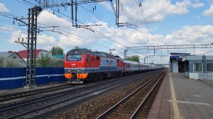 ЭП2К-446 с поездом №13 "Южный Урал" Челябинск–Москва