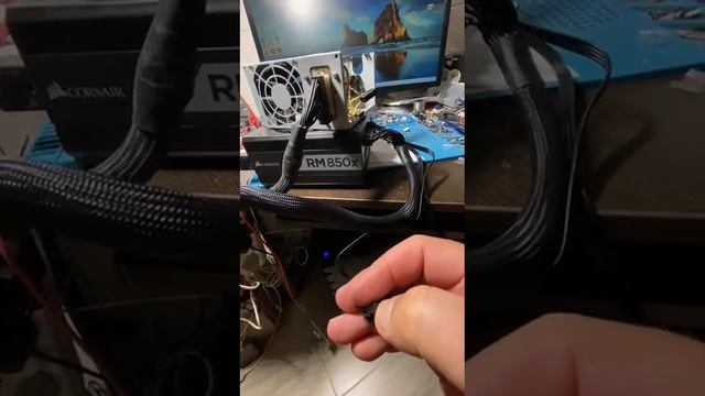 CORSAR  RM850x  перекомутация  проводов в колодке смотреть онлайн