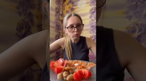 Мукбанг/Икра сельди, форель 🍣 с/с / перекус 🥪