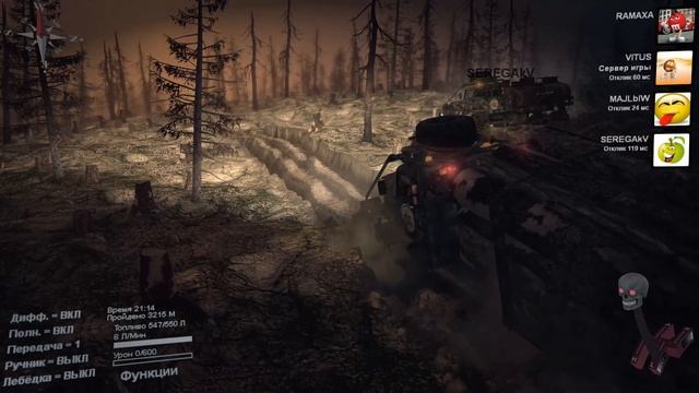 SpinTires Карта Peredast ошибка конструктора пройдена часть 8 смотреть онлайн