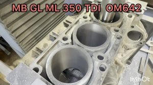 Гильзовка блока двигателя Расточка Mercedes C 300 320 350 CLS E G GL GLE GLK ML R S Om642 3.0 3.5