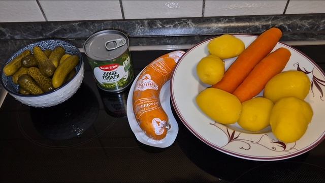 Салат "Оливье". Вариант 1.