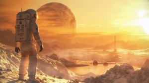 Sunfall + Space Ambient Music + Sci- Fi Guitar Soundscape (Remastered)