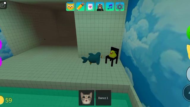 показываю как получить скин акулы в котятах роблокс!(Ki смотреть онлайн