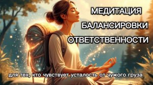 Медитация для освобождения от чужой ответственности и возвращения своей силы