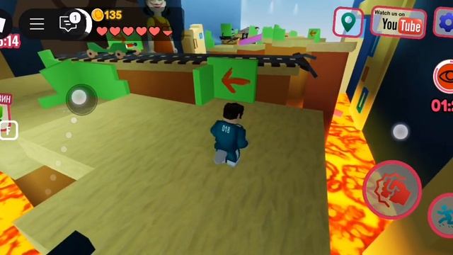 мега побег игра кальмара в роблоксе смотреть онлайн