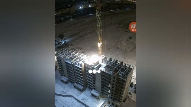 Работа башенного крана КБ-503 смотреть онлайн