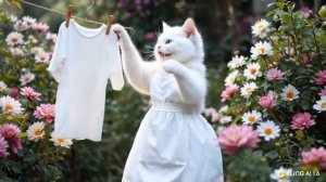 Mèo Vợ Đảm Đang – Chồng Chỉ Việc Yêu Vợ .#cat #cute #family
