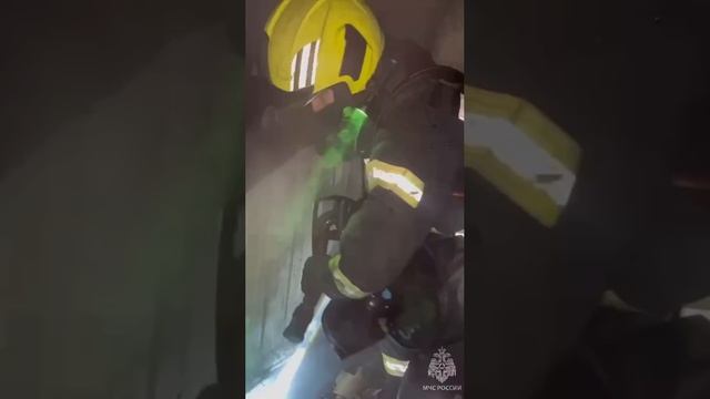 Пожар на улице Краснознаменной