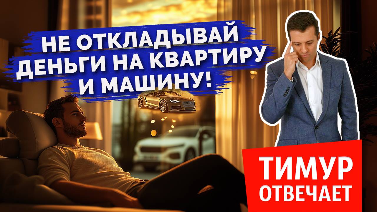 Не откладывай деньги на квартиру и машину!