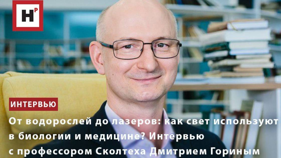 Как свет используют в медицине и биологии? Интервью с профессором Сколтеха Дмитрием Гориным