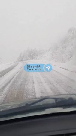 В Карпатах снег