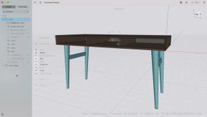 Урок 8. Shapr3D для столяров Современный деревянный стол