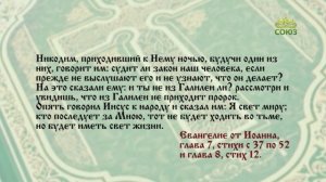 Евангелие 8 июня. Кто верует в Меня, у того, как сказано в Писании, из чрева потекут реки воды живой