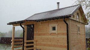 Грешно из русской бани уйти не под парами!Небольшая компактная баня в Можайском районе  под Москвой