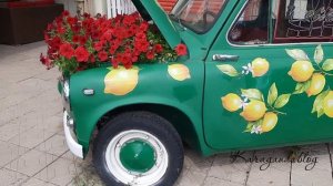 Ретро автомобиль в Караганде. Қарағанды