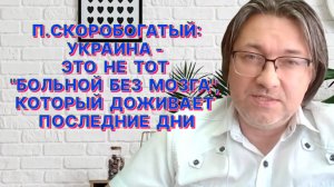 П.СКОРОБОГАТЫЙ: Чтобы в конечном итоге победить, России надо увидеть в Украине серьезного противника