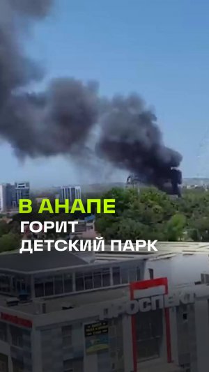 На черноморском побережье жарко — горят кафе, аттракционы и павильоны в детском парке «Джунгли»