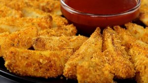 Румяная Картошка по-деревенски в духовке! Вкусный хрустящий картофель с сыром!