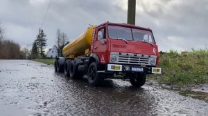Первый выезд камаз 54112 цементовоз, kamaz rc 1:12 scale lkw , 3d modell