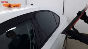 Плоские Дефлекторы 2D для Skoda Octavia (IV+IV) Lift рестайлинг 2019-