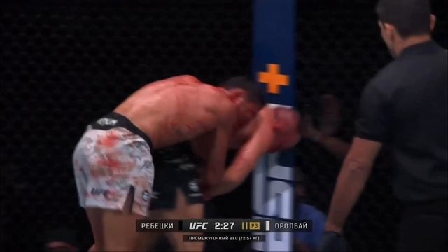 Самый кровавый бой вечера. ufc 308.Мыктыбек Оролбай уулу ?