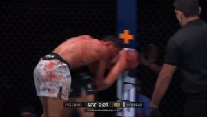 Самый кровавый бой вечера. ufc 308.Мыктыбек Оролбай уулу ?