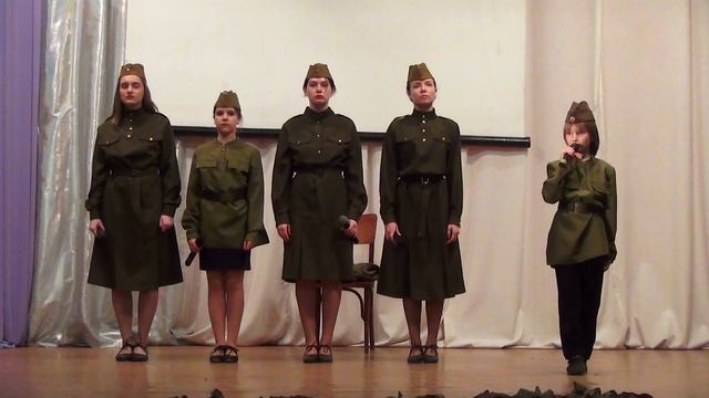 Театральный кружок Маскаг.Шахтёрск А зори здесь тихие