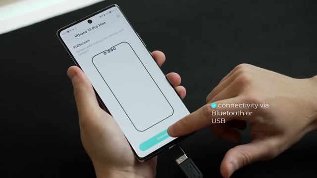Bronoskins app for the production of protective film for phone