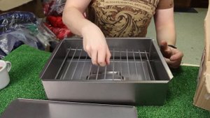 Коптильня одноярусная с поддоном для сбора жира Техно