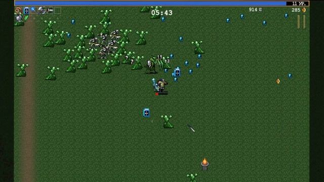 Обзор игры Vampire Survivors смотреть онлайн