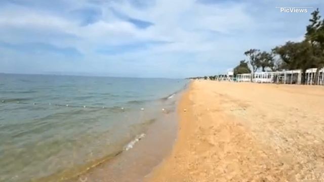 Голубицкая Темрюкский район Азовское море сегодня 6 июня 2025. Какая обстановка, пляж, море и погода