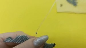 МЫШОНОК Кирпичное плетение Часть 4 от Светланы Литвиновой