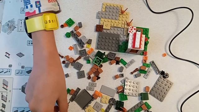 Обзор на 1 часть Лего Майнкрафт деревня! смотреть онлайн