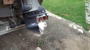 Накладка на киль лодочного мотора.