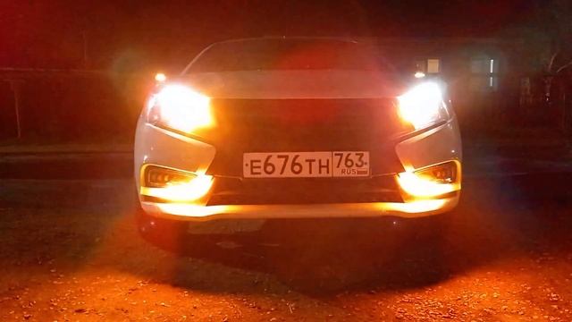 Установка ДХО на LADA VESTADRL-VESTA-145 от NTS AUTO