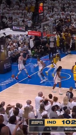 Andrew Nembhard gets shifty and cuts the the OKC lead to 3!