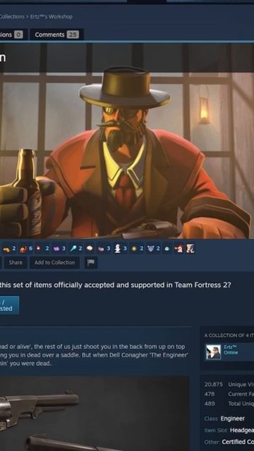 РЕВОЛЬВЕР на ИНЖЕНЕРА #shorts #teamfortress2 #tf2 #ader #тф2 смотреть онлайн