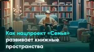 Как нацпроект «Семья» развивает книжные пространства